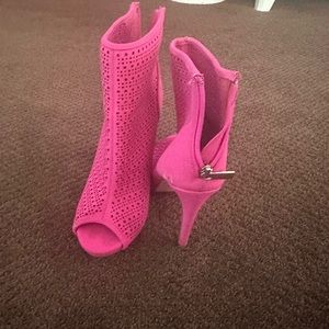 Hot pink heels
